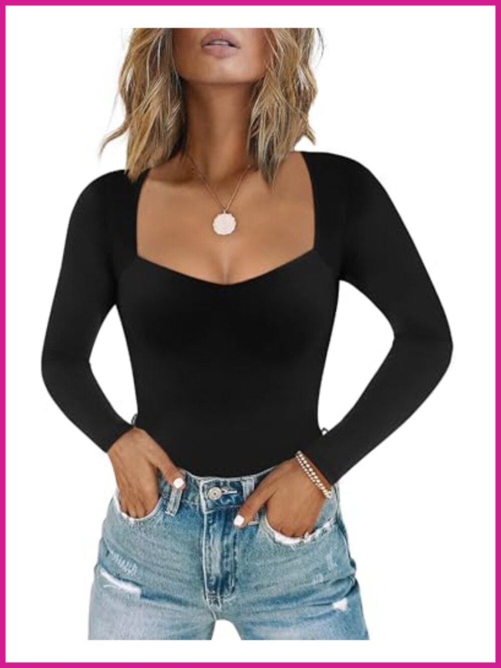 Sexy Sweetheart Neck Bodysuit Snap Closure Thong Going Out Top